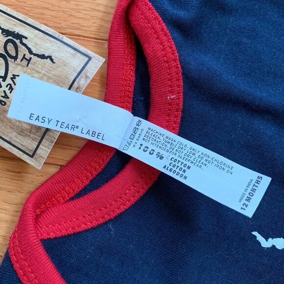 Lake George baby onesie bodysuit, size 12 month NWT - Picture 6 of 6